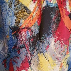 Serengeti Colorful Abstract Maxi Dress